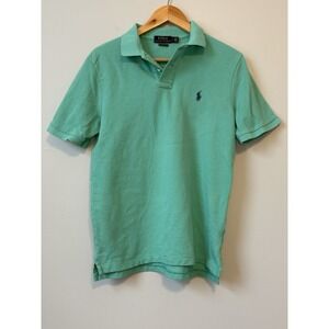 Polo Ralph Lauren Classic Fit Green Short Sleeve Polo Shirt 100% Cotton Size S